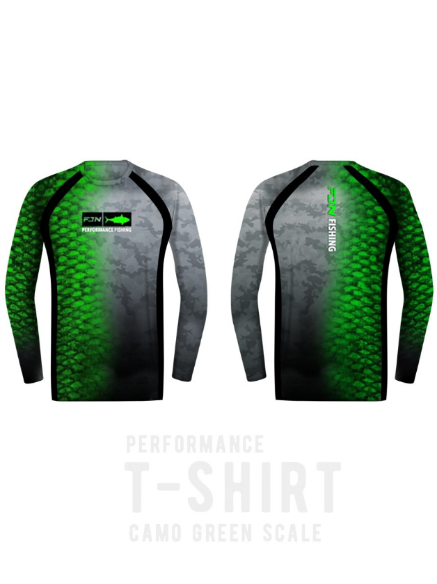 Fujin Performance T-Shirt Camo Green Scale