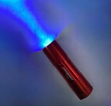 Powerex UV Mor Işık El Feneri (Fuşya Gövde)