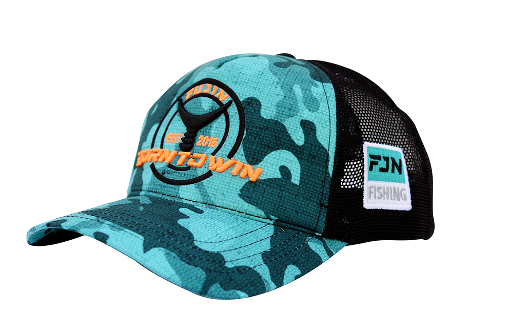 Fujin Turquoise Camo Tuna Balıkçı Şapkası