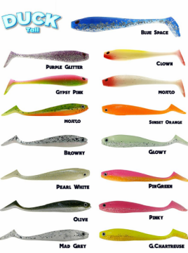 Fujin Duck Tail 9cm Silikon Balık