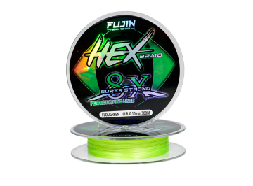 Fujin Hex Braid 8x 300mt Fluo Green PE İp Misina