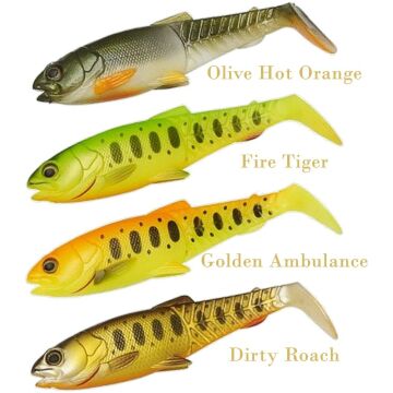 Savage Gear Craft Cannibal Paddletail 8.5 cm 7 gr Dark Water Mix 4 Adet