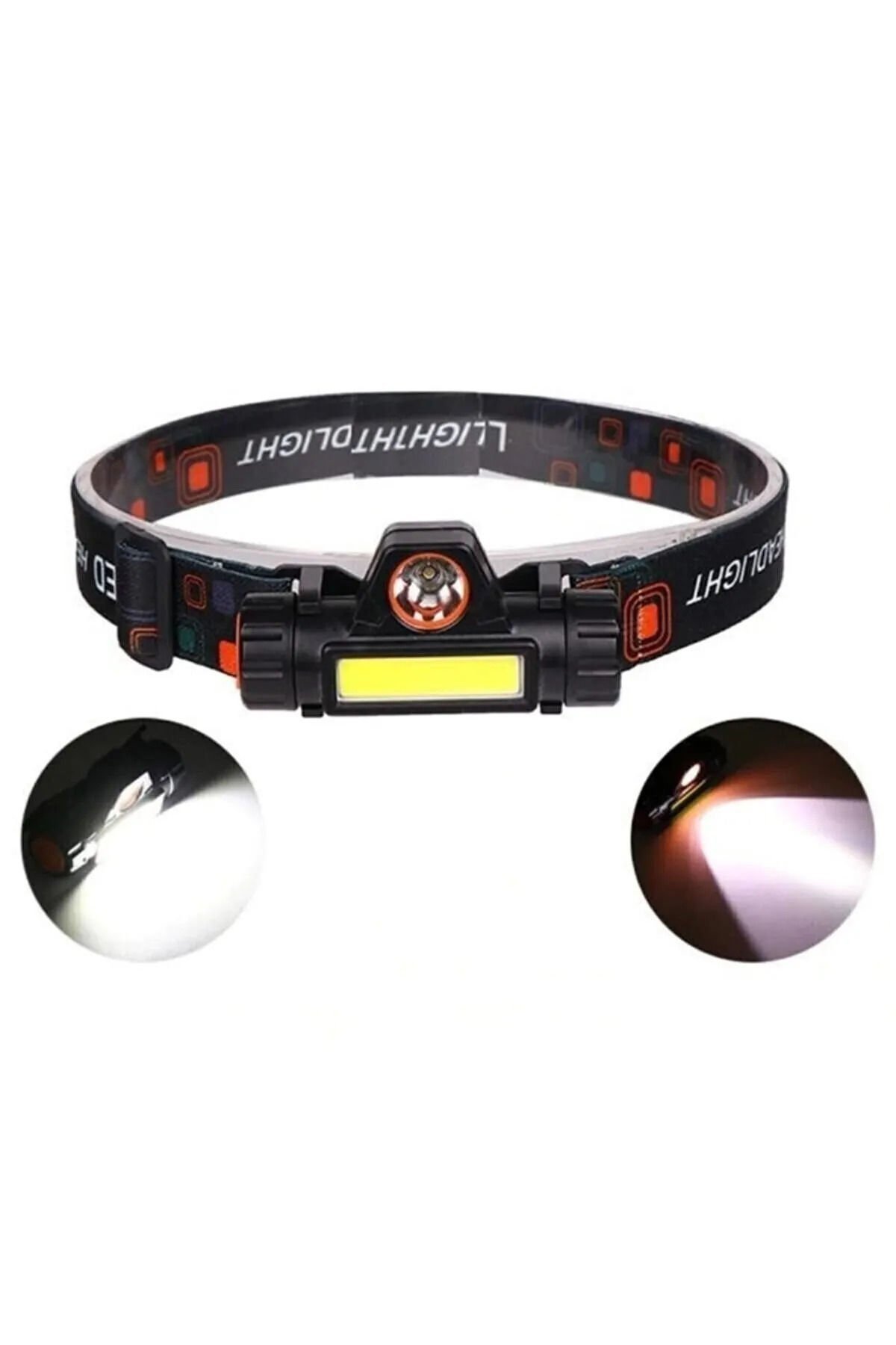 High Power HEADLAMP  Ledli Kafa Lambası Usb Sarjlı Fener A101
