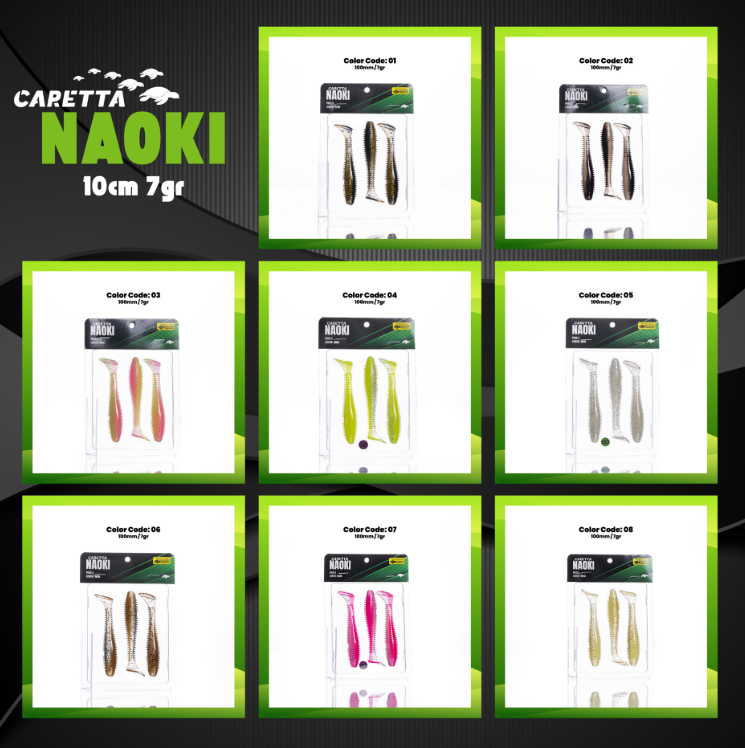 Caretta Naoki 10 Cm 7 Gr silikon yem