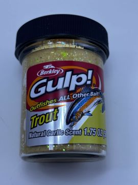 Berkley Gulp Trout Dough Garlic Sahte Yemi ( CHUNKY CHEESE )