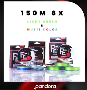 Pandora PE-8 8X 150 Mt Multicolor 0,16 ip misina