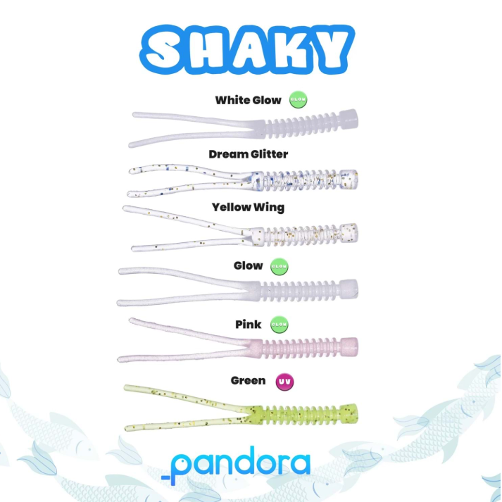 PANDORA SHAKY WORM LRF SİLİKONU 5 CM