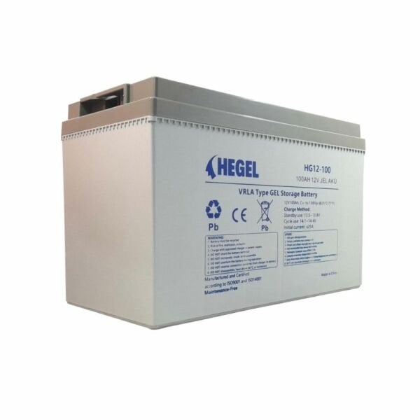 Hegel 100 Ah  12V Jel Akü