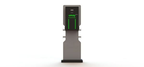 Umay Tech Elektrikli AC Araç Şarj İstasyonu 3.7 kW - 1 Tabanca Çıkışlı