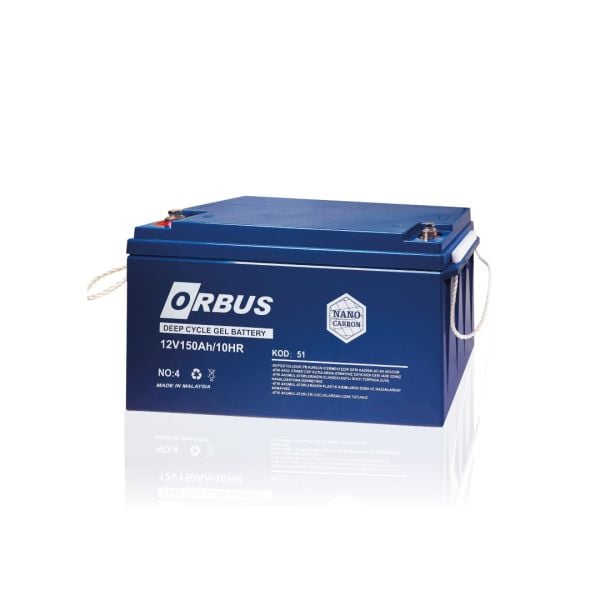 Orbus 12 V  150 Ah Jel Akü