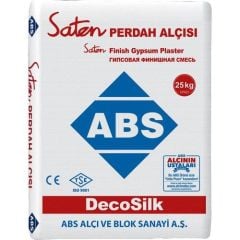 Abs Saten Alçı 25 kg Çuval