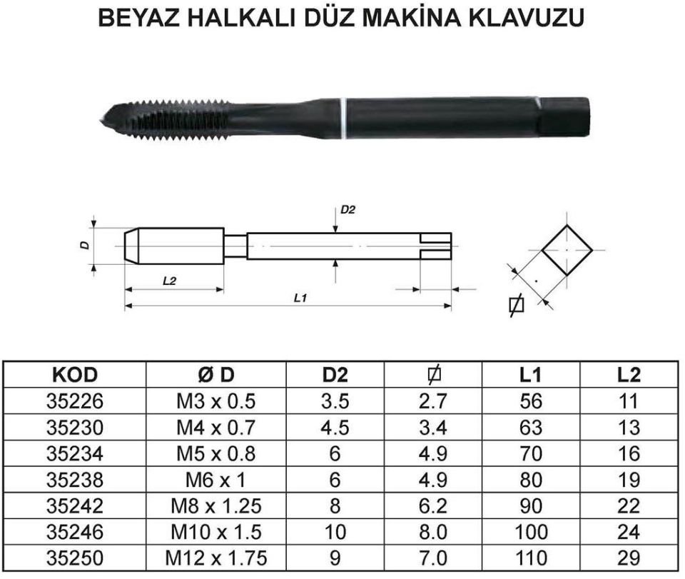 HELİS KILAVUZ BEYAZ HALKA