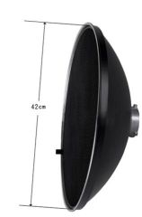 JINBEI QZ-40 Beauty Dish & ET-1 Tepe Flaş Taşıyıcı Adaptör Seti