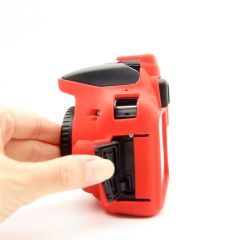 Sanger Silikon Kılıf Nikon D3500 Uyumlu Kırmızı