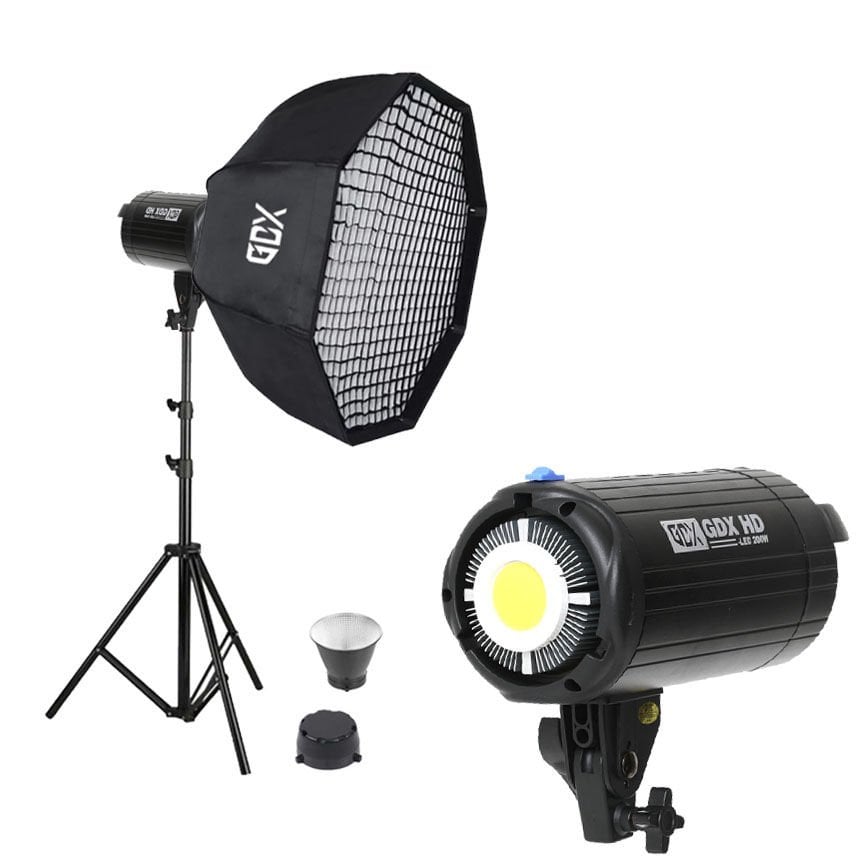 GDX HD-200W + 120 Octagon Gridli Softbox Bebek Çekim Seti