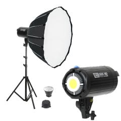 GDX HD-200W + 90 Parabolic Gridli Softbox Bebek Çekim Seti