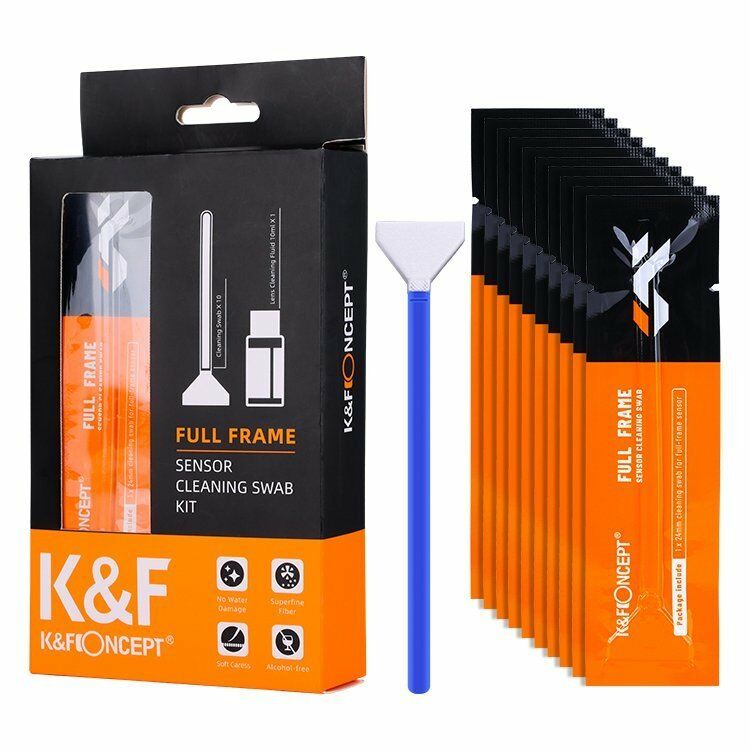 K&F 24mm Full Frame Sensör Temizleme Seti KF1617