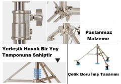 JINBEI JB-4200 Stüdyo Işık Standı Çelik