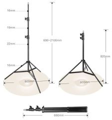 JINBEI EQ-200 200 cm Alüminyum Işık Standı Havalı