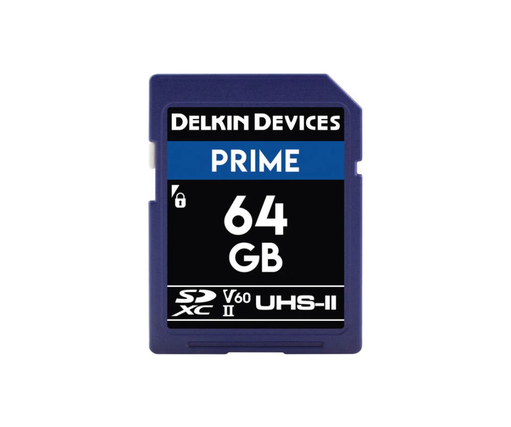 Delkin Devices 64GB Prime UHS-II SDXC (V60) Hafıza Kartı