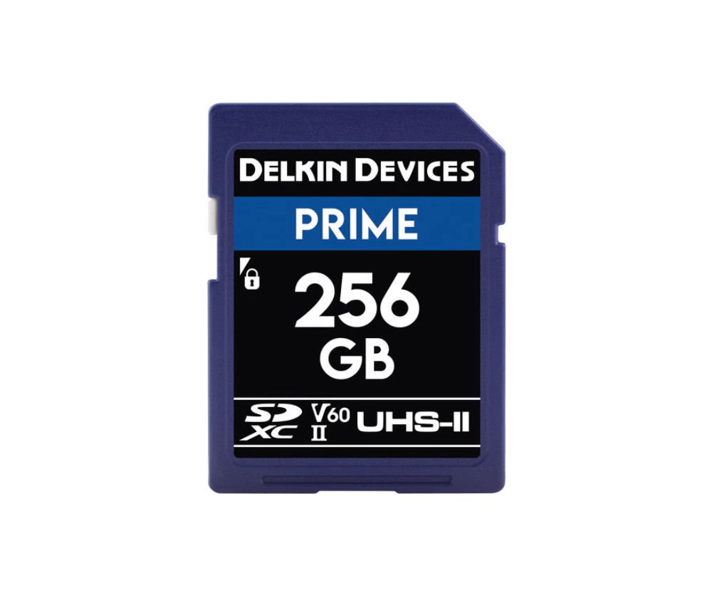 Delkin Devices 256GB Prime UHS-II SDXC (V60) Hafıza Kartı