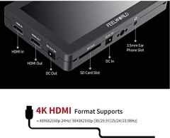 Feelworld F6 Plus 5,5 inç 3D IPS Dokunmatik Full HD 1920x1080 4K Destekli Monitör