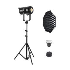 GDX EXC-400C-II Full Set (Gridli 120 Octa Softbox + 260 cm Kalın Işık Ayağı)