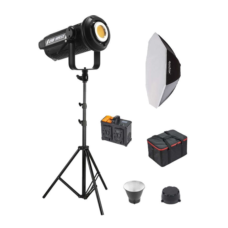 GDX LV-700C-II Full Set (120 cm Bowens Octagon Softbox + 260 cm Kalın Işık Ayağı)