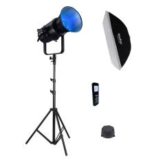 Gdx Exc-180RGB-II Rgb Led Video Işığı Full Set (60x90 Softbox + 260 cm Kalın Işık Ayağı)