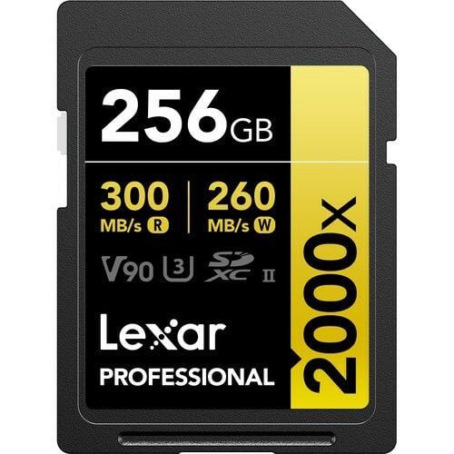 Lexar 256GB Lexar® Professional 2000X Sdxc™ Uhs-Iı Cards, - LSD2000256G-BNNNG