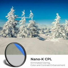 K&F Concept NANO-K SERIES 52mm HMC-CPL Filtre Ultra İnce Çok Kaplamalı