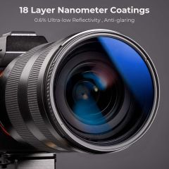 K&F Concept NANO-K SERIES 82mm HMC-CPL Filtre Ultra İnce Çok Kaplamalı