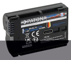 Patona Platinum Nikon En-EL15 USB-C Batarya 1363