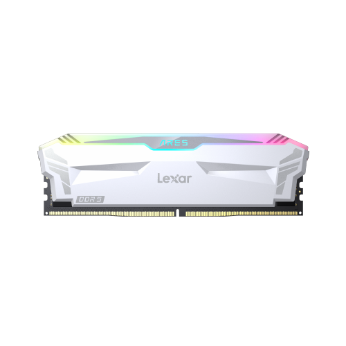 Lexar Ares DT Gaming 32GB RGB DDR5 LD5EU016G-R6400GDWA (2X16) UDIMM 6400Mhz CL32 1.4V Beyaz Ram