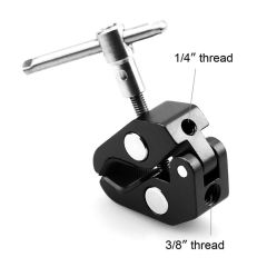 SmallRig 735 Süper Kelepçe 1/4 ''ve 3/8'' dişliler