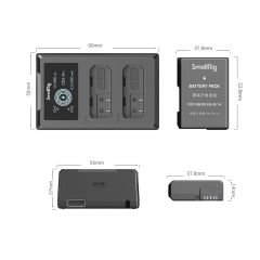 SmallRig 3819 EN-EL14 Batarya ve Şarj Cihazı Kiti