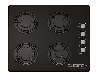 Cucinox Yeni GLS 640 Siyah Ankastre Ocak