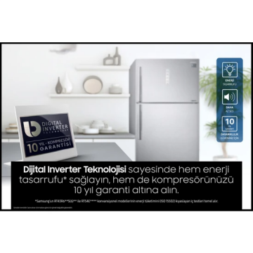 Samsung RT46K6000S8/TR NO-FROST İNOX BUZDOLABI