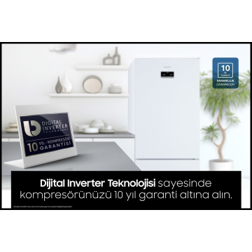 Samsung RL4323RBAWW/TR KOMBİ No-Frost Beyaz Buzdolabı