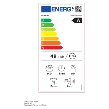 Samsung WW90TA046AX/AH 1400D/9Kg Çamaşır Makinesi