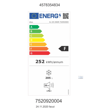Altus AL-225 Joker 205lt Sandık Tipi Derin Dondurucu
