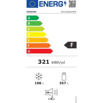 Samsung RT47CG6002WW/TR Beyaz No-Frost Buzdolabı