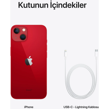 Apple iPhone 13 128 Gb (Product) Red Cep Telefonu