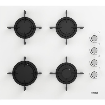 Altus AL-89 GW Beyaz Cam Set Üstü Ocak