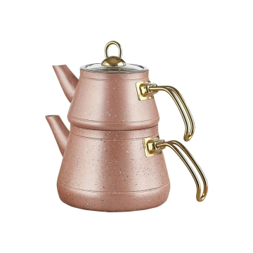 Kahramanlar 5001-R Elegance Rose Granit Çaydanlık Seti