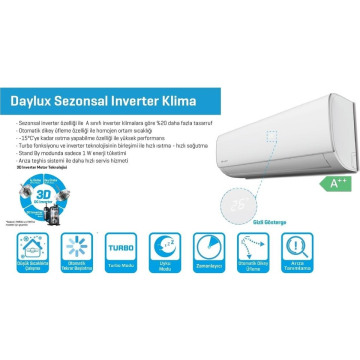 DAYLUX DTXM35N 12.000 BTU SPLİT KLİMA