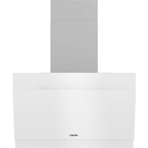 Altus ALA-525 W Duvar Tipi Eğimli Beyaz Cam Davlumbaz