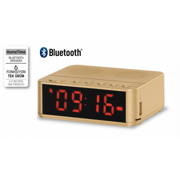 GOLDMASTER WAKER BT.ALARM SAATLİ RADYO GOLD 3008044-8
