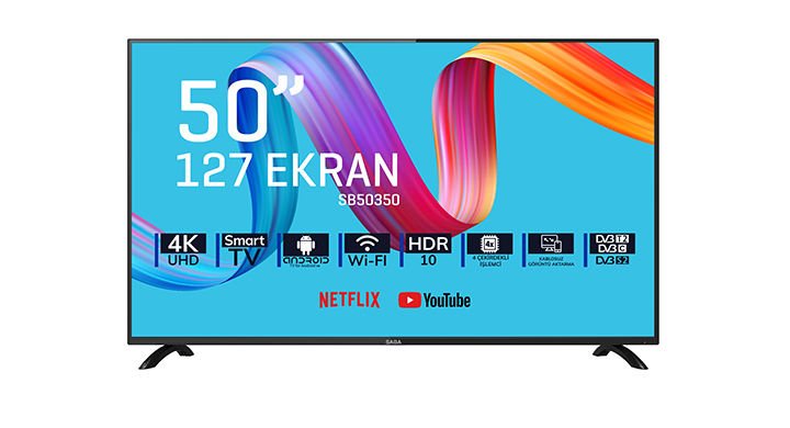 SABA SB50350 50  ULTRA HD Android Smart Led Tv