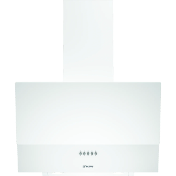 Altus ALA-540 W Beyaz Cam yüzeyli Eğik Davlumbaz
